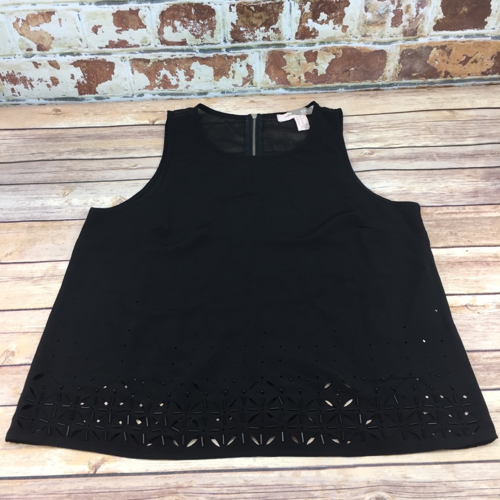 ❗️Forever 21 Beaded Black Tank szXS